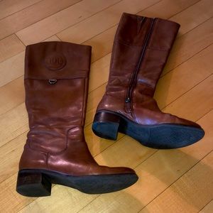 Etienne Aigner tan riding boots size 5.5